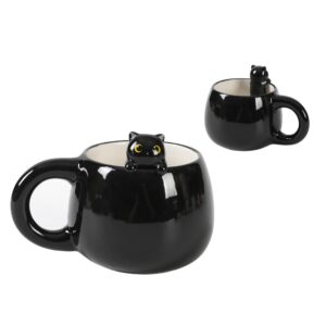I-TOTAL - Tazza in Ceramica con Charm BLACK CAT