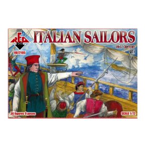 RED BOX 1/72 - Italian Sailors, 16-17th century set 1